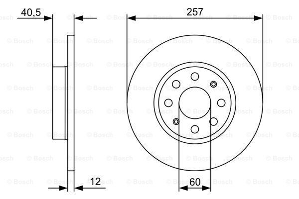 BOSCH Jarrulevy 0 986 479 C11