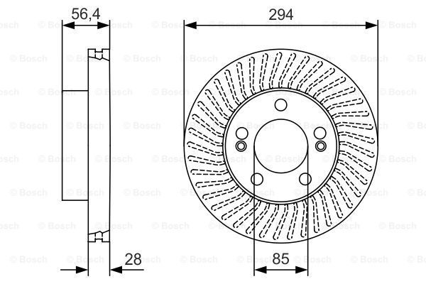 BOSCH Jarrulevy 0 986 479 C31