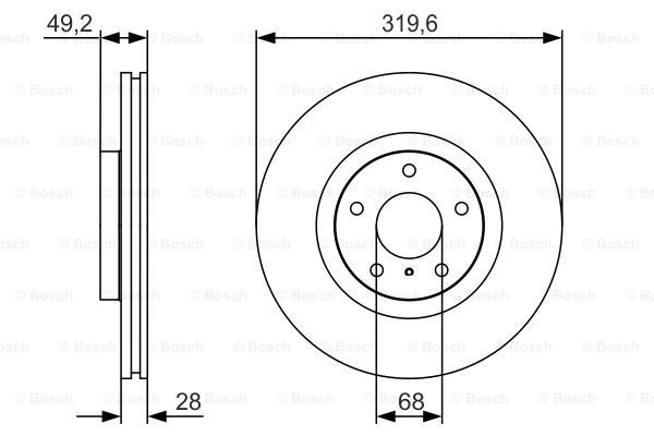 BOSCH Jarrulevy 0 986 479 R22