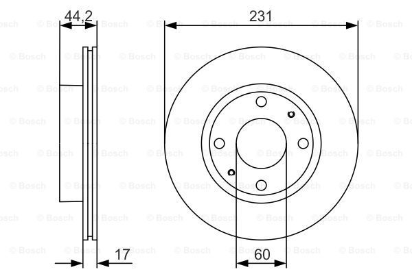 BOSCH Jarrulevy 0 986 479 R23