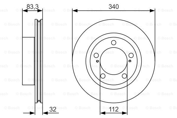 BOSCH Jarrulevy 0 986 479 R29