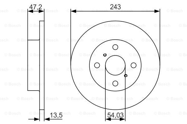 BOSCH Jarrulevy 0 986 479 R87