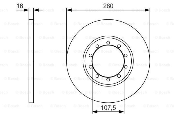 BOSCH Jarrulevy 0 986 479 R92