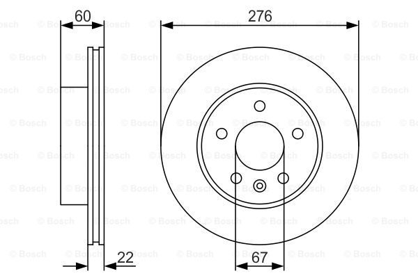 BOSCH Jarrulevy 0 986 479 R95