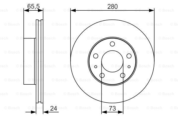 BOSCH Jarrulevy 0 986 479 R98