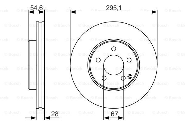 BOSCH Jarrulevy 0 986 479 R99