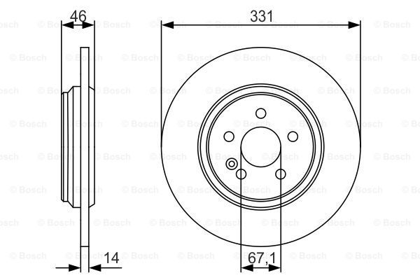 BOSCH Jarrulevy 0 986 479 S12