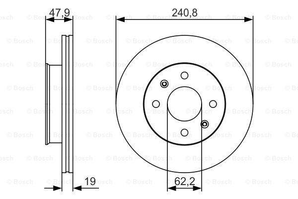 BOSCH Jarrulevy 0 986 479 S18