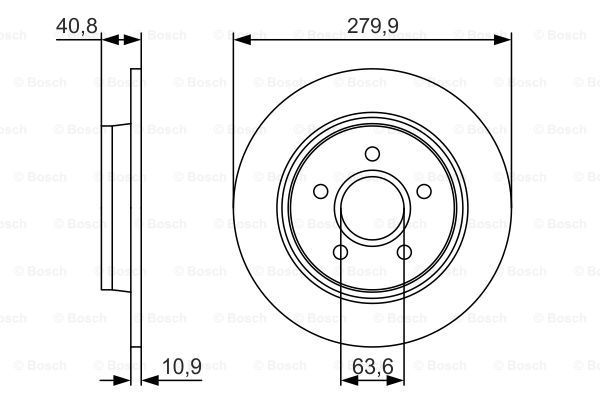 BOSCH Jarrulevy 0 986 479 S49