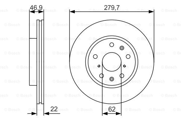 BOSCH Jarrulevy 0 986 479 S58