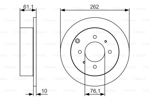 BOSCH Jarrulevy 0 986 479 S68