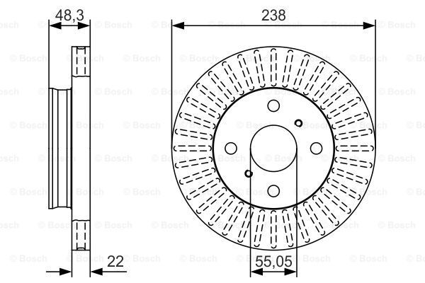 BOSCH Jarrulevy 0 986 479 T82