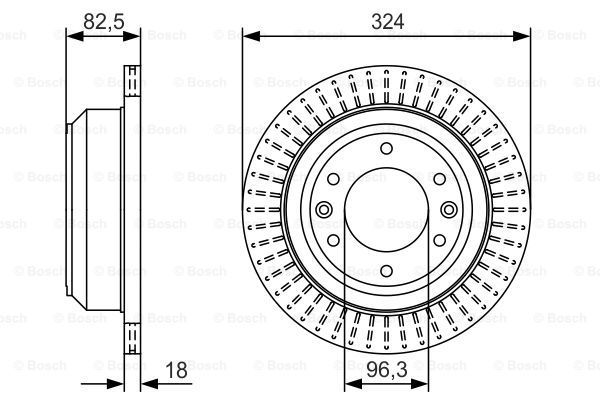 BOSCH Jarrulevy 0 986 479 U29