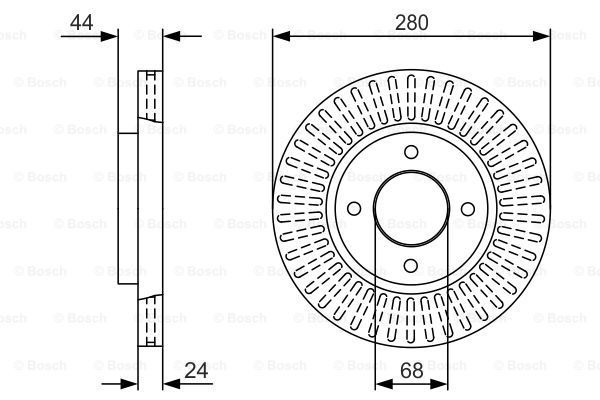 BOSCH Jarrulevy 0 986 479 U62