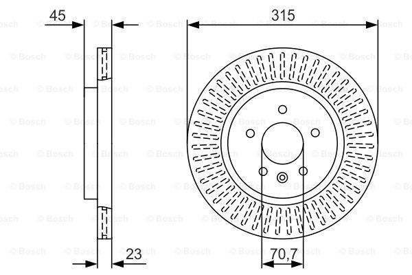 BOSCH Jarrulevy 0 986 479 U65