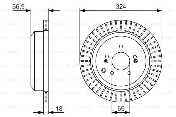 BOSCH Jarrulevy 0 986 479 V10