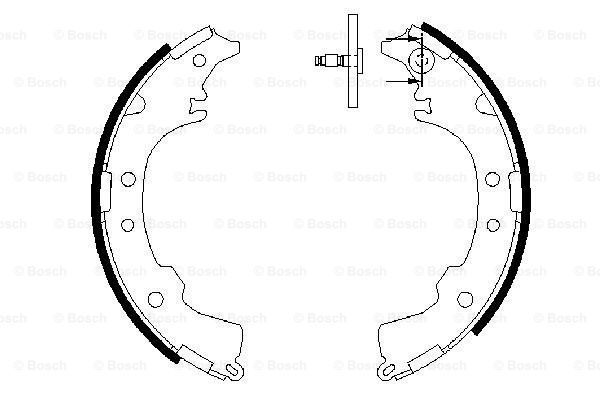 BOSCH Jarrukenkäsarja 0 986 487 588