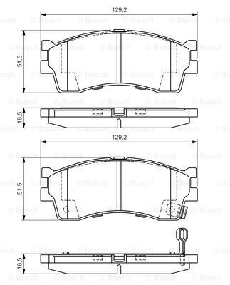 BOSCH Jarrupala, levyjarru 0 986 494 146