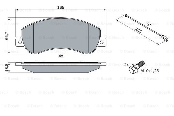 BOSCH Jarrupala, levyjarru 0 986 494 170