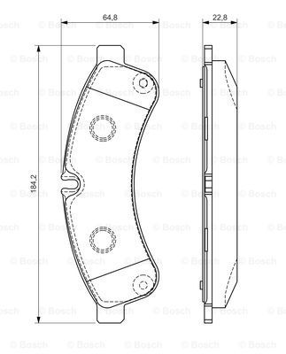 BOSCH Jarrupala, levyjarru 0 986 494 335