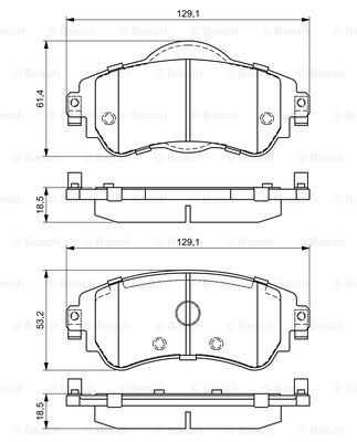 BOSCH Jarrupala, levyjarru 0 986 494 690