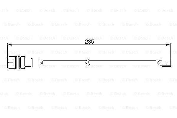 BOSCH Kulumisenilmaisin, jarrupala 1 987 474 990