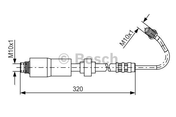 BOSCH Jarruletku 1 987 476 067