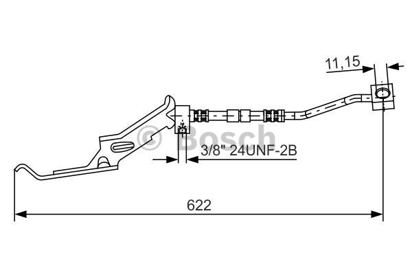 BOSCH Jarruletku 1 987 476 086