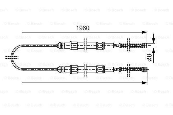 BOSCH Vaijeri, seisontajarru 1 987 477 002