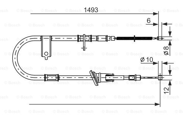 BOSCH Vaijeri, seisontajarru 1 987 477 055