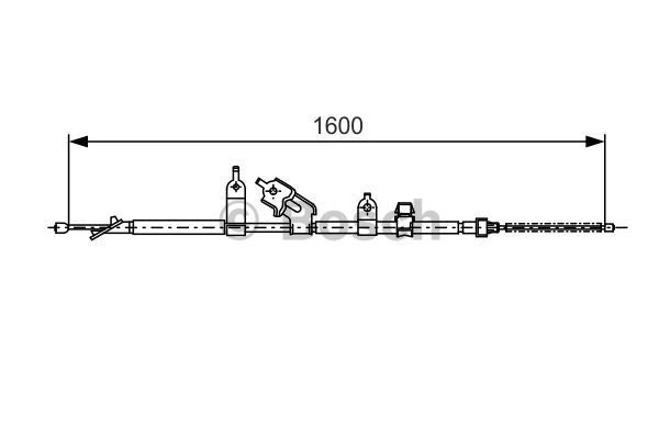 BOSCH Vaijeri, seisontajarru 1 987 477 090