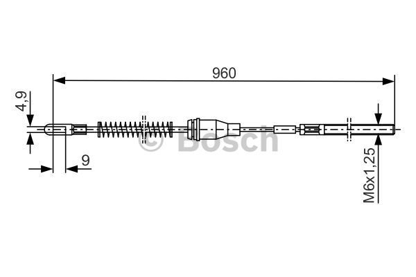 BOSCH Vaijeri, seisontajarru 1 987 477 133