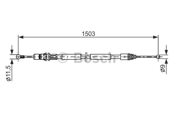 BOSCH Vaijeri, seisontajarru 1 987 477 137