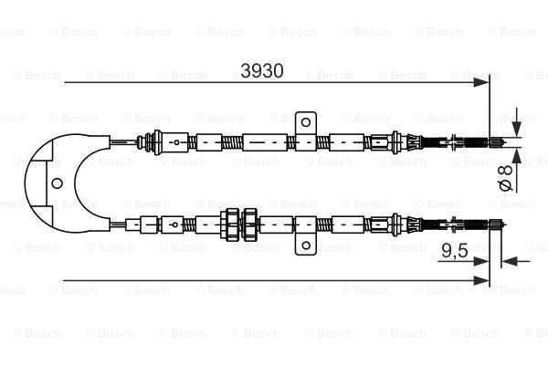 BOSCH Vaijeri, seisontajarru 1 987 477 233