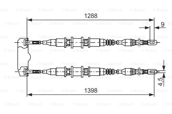 BOSCH Vaijeri, seisontajarru 1 987 477 258