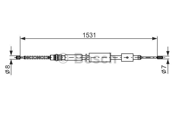 BOSCH Vaijeri, seisontajarru 1 987 477 438