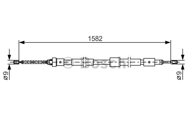 BOSCH Vaijeri, seisontajarru 1 987 477 443