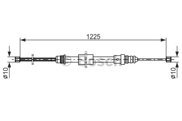 BOSCH Vaijeri, seisontajarru 1 987 477 461