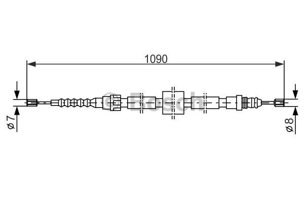 BOSCH Vaijeri, seisontajarru 1 987 477 464