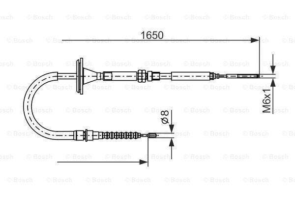 BOSCH Vaijeri, seisontajarru 1 987 477 482