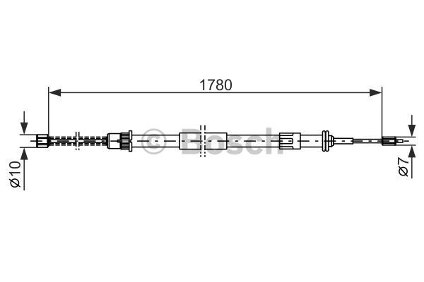 BOSCH Vaijeri, seisontajarru 1 987 477 486