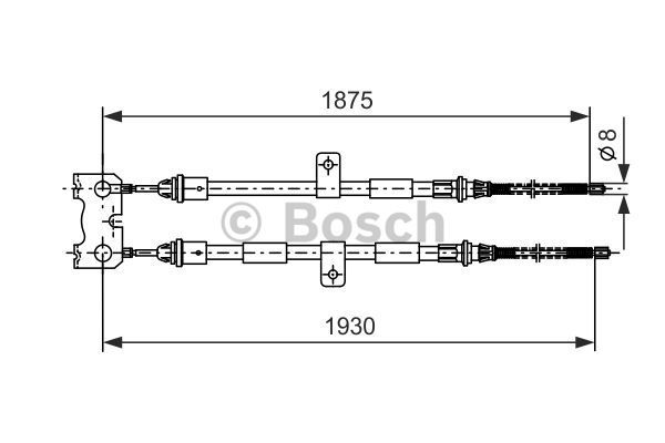 BOSCH Vaijeri, seisontajarru 1 987 477 520