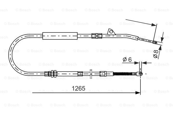 BOSCH Vaijeri, seisontajarru 1 987 477 533