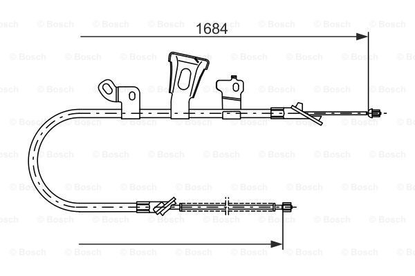 BOSCH Vaijeri, seisontajarru 1 987 477 549