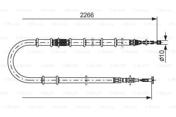 BOSCH Vaijeri, seisontajarru 1 987 477 559