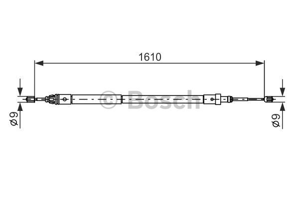 BOSCH Vaijeri, seisontajarru 1 987 477 584