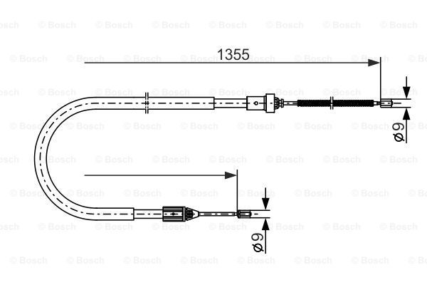 BOSCH Vaijeri, seisontajarru 1 987 477 644