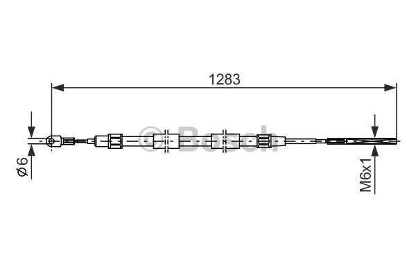 BOSCH Vaijeri, seisontajarru 1 987 477 710