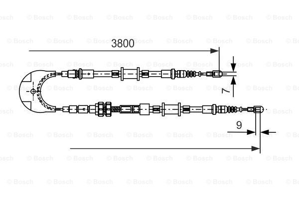 BOSCH Vaijeri, seisontajarru 1 987 477 731