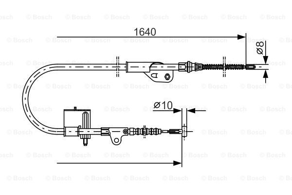 BOSCH Vaijeri, seisontajarru 1 987 477 752